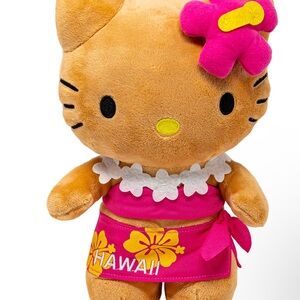 New release 2025 Tan sun-kissed plumeria Hello Kitty 10” plush. Limited